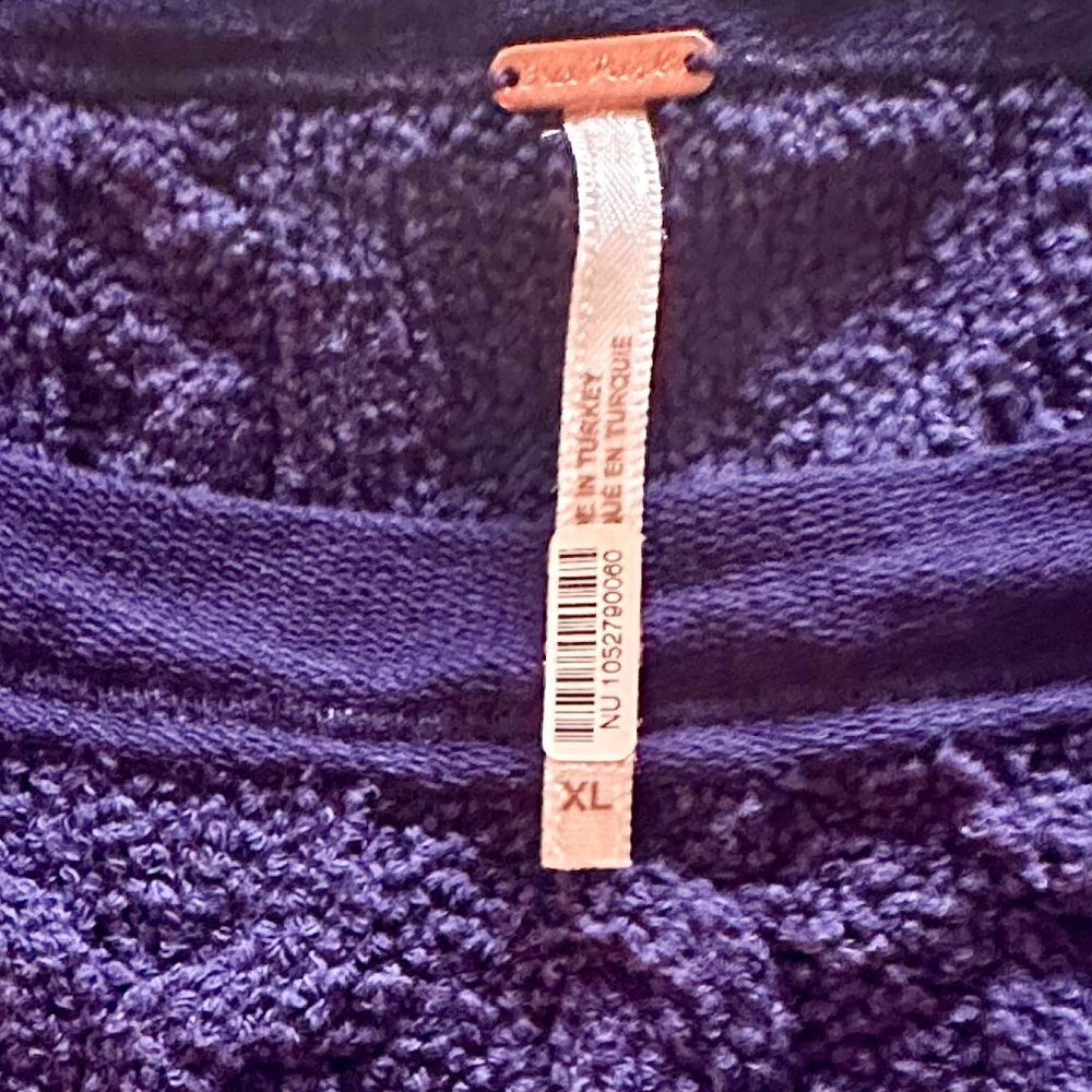 Free People Baby Cable Knit Tee Blue - Picture 7 of 12